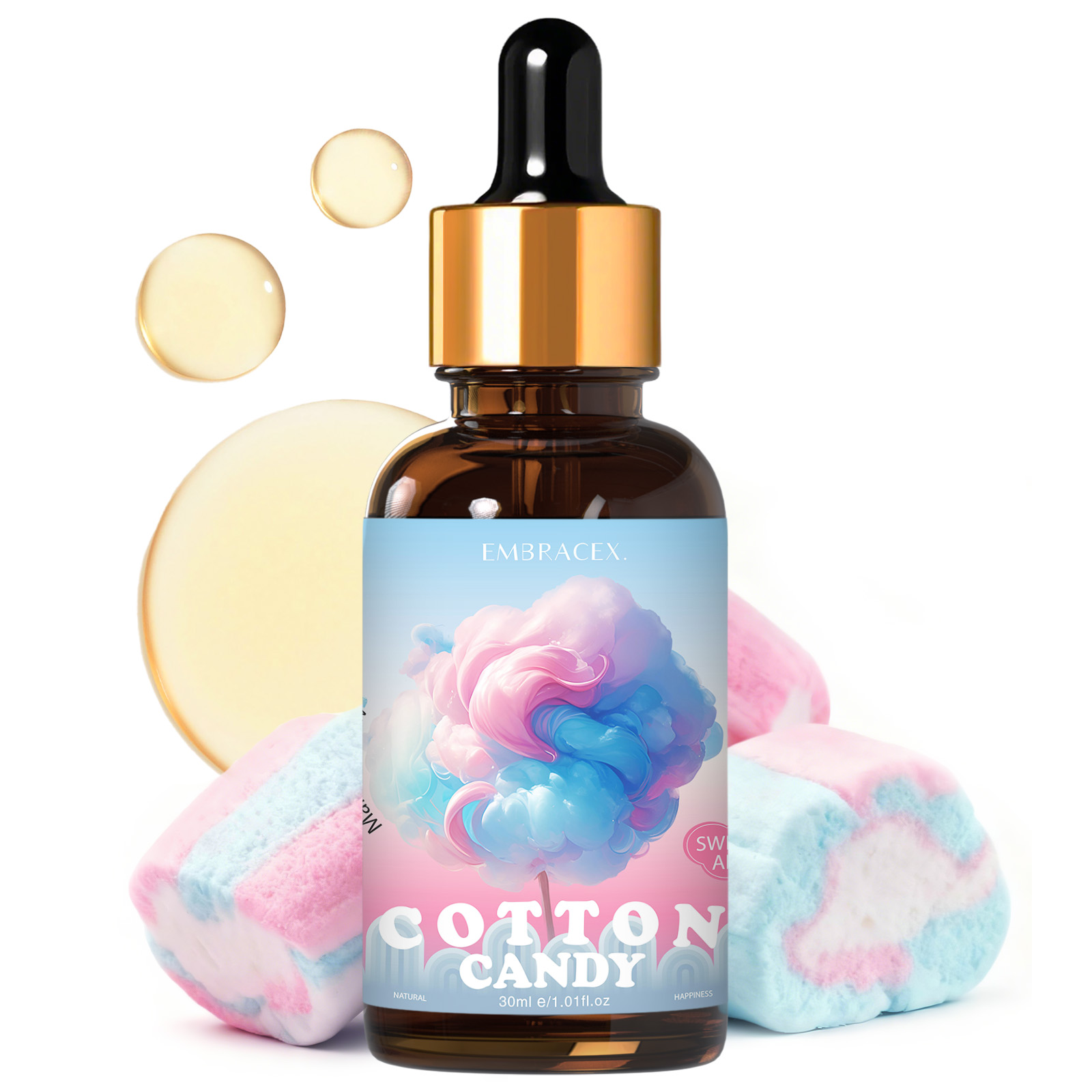 Candle Making Fragrance Oils - Эфирное масло Cotton Candy, 30 мл,