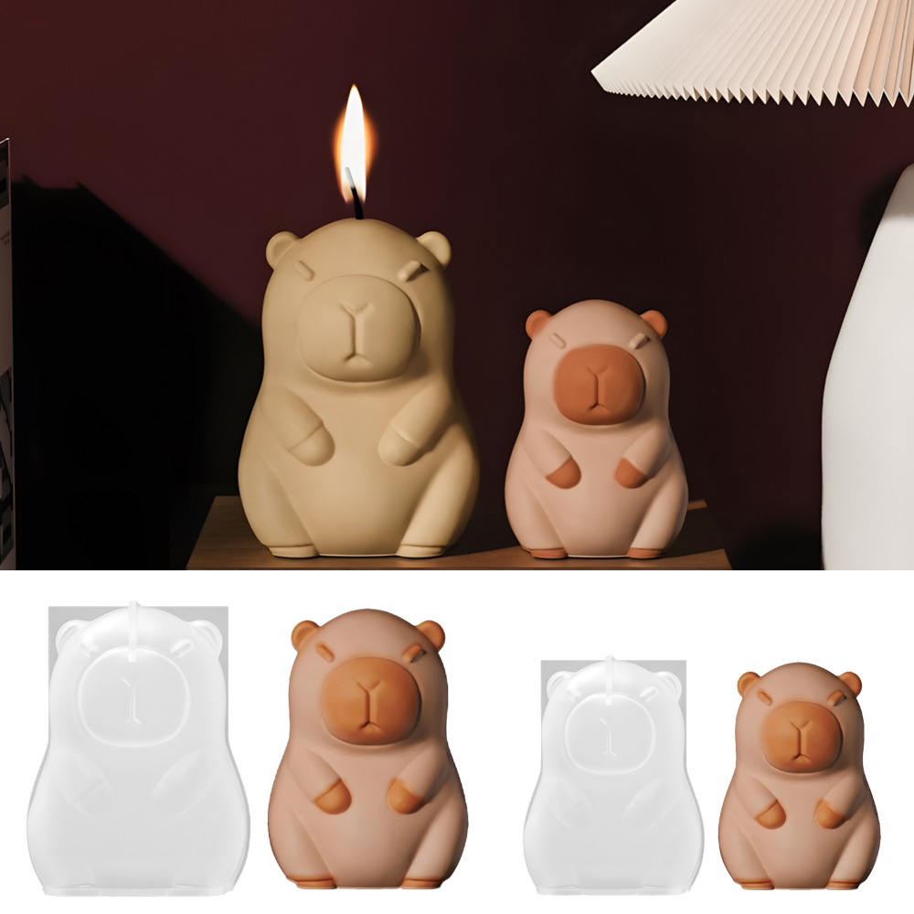 Candle Making Reno - Стоячая капибара, свеча с ароматом, силиконовая