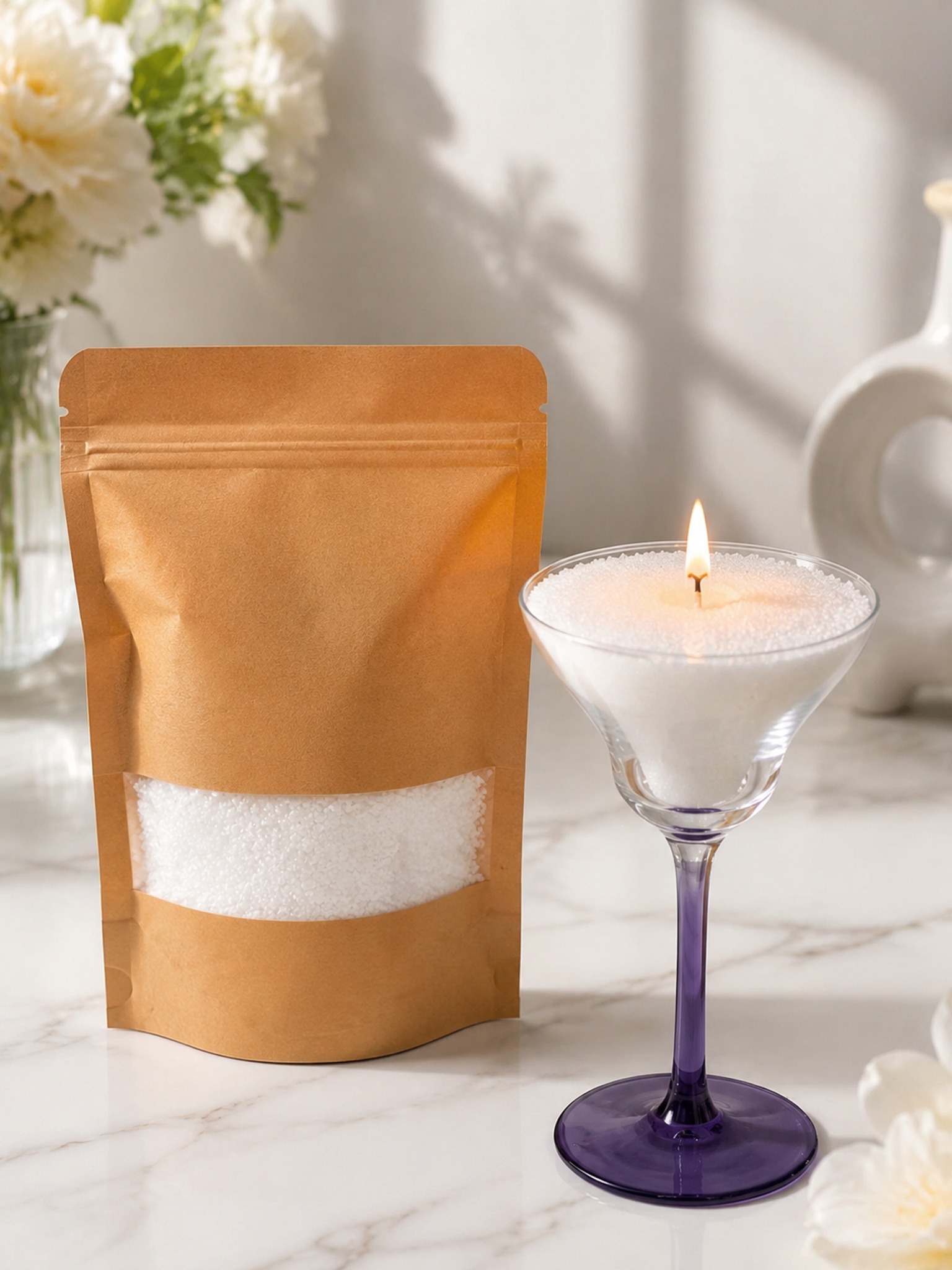 Candle Making Place - 1000 г жемчужного воска для самостоятельного