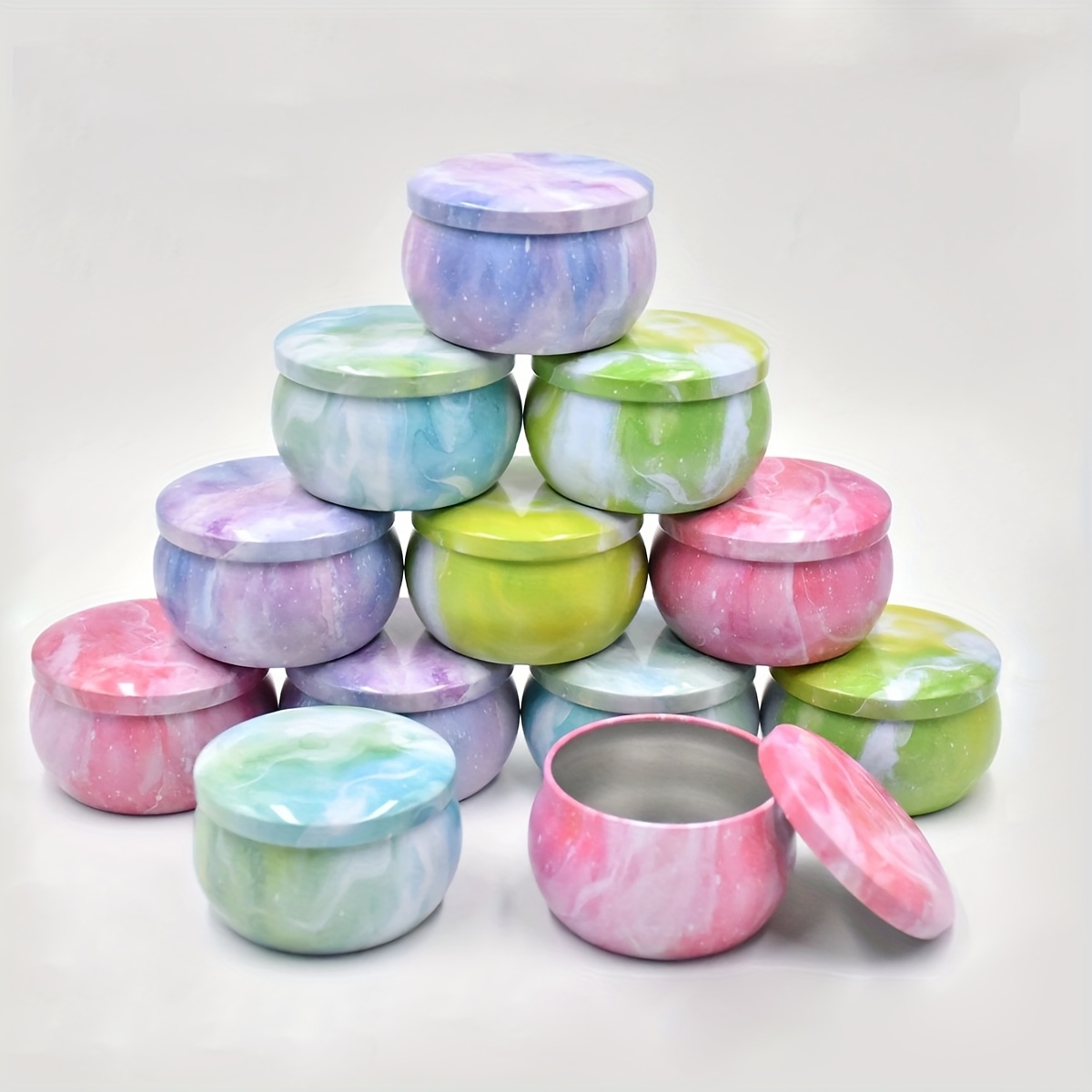Candle Making Kit For Kids - Металлические пустые баночки для свечей с