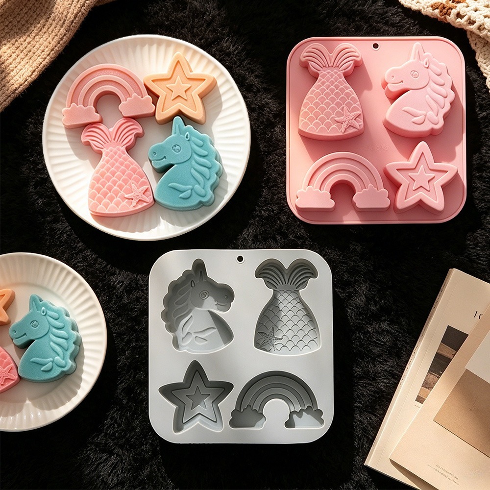 Candle Making Set - Набор из 2 силиконовых форм (4