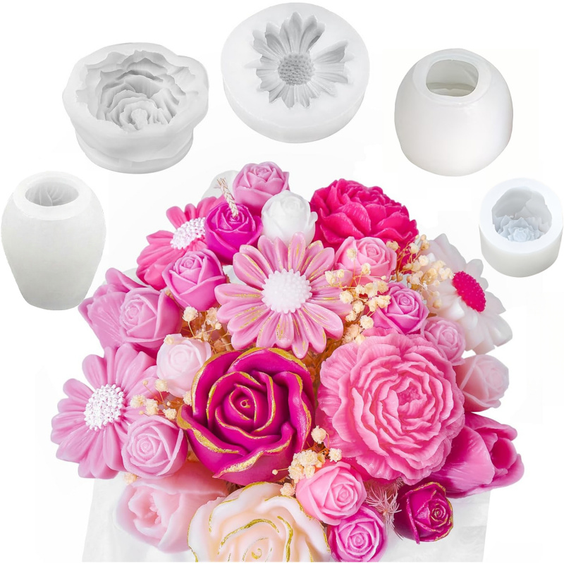 Candle Making Set - Набор из 5 форм для свечей