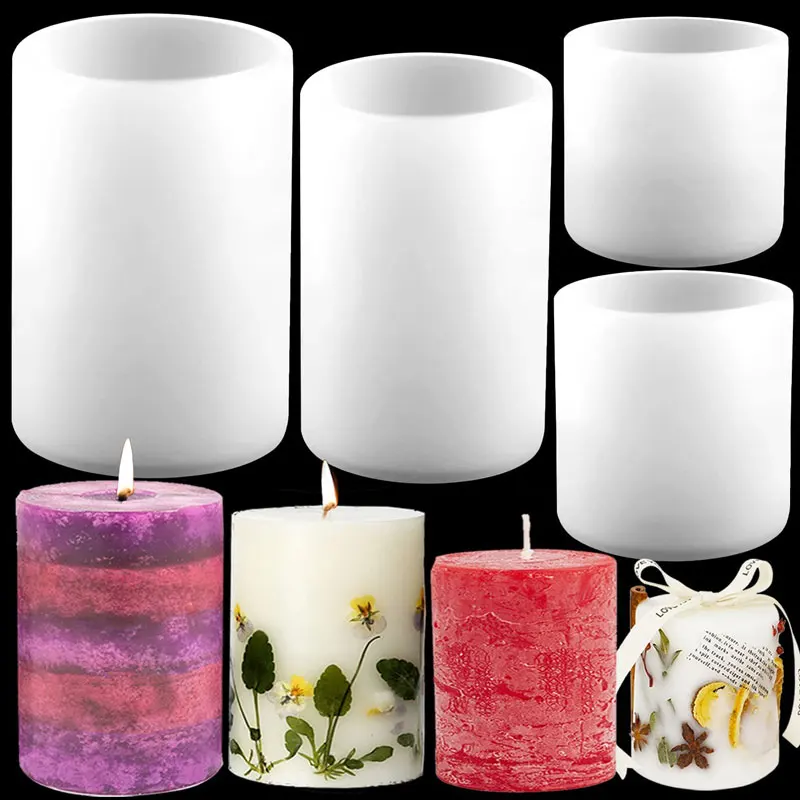 Candle Making Reno - Цилиндрические силиконовые формы для свечей, форма