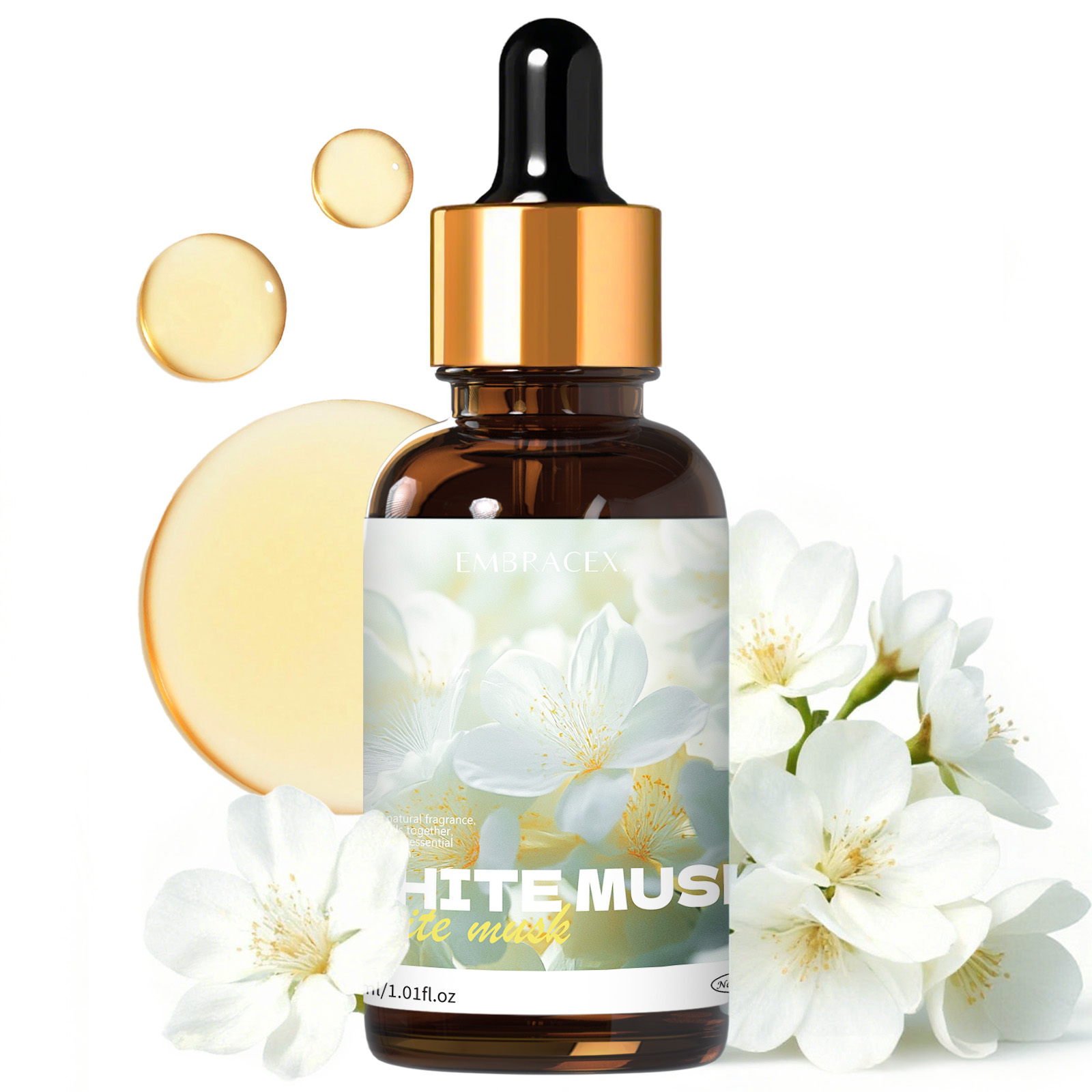 Candle Making Fragrance Oils - Эфирное масло белого мускуса, 30 мл,