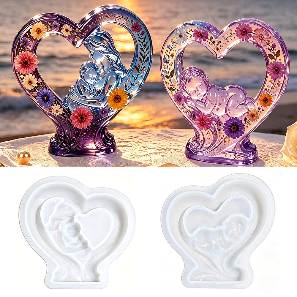 Candle Making Kit For Kids - Силиконовая форма для свечей «Мать и