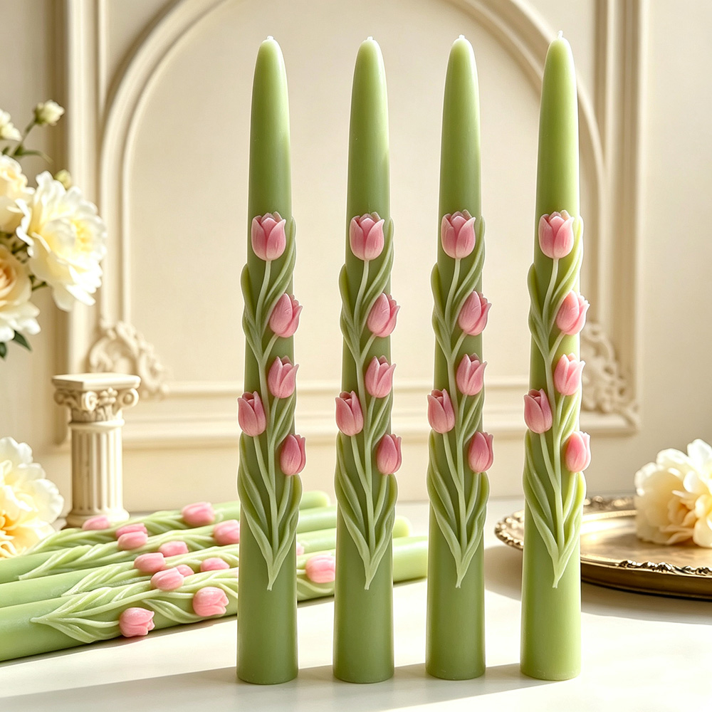 Силиконовая форма для длинных  – обзор и цена Candle Making Reno