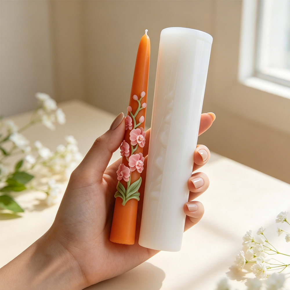 Силиконовая форма для длинных  – обзор и цена Candle Making Reno