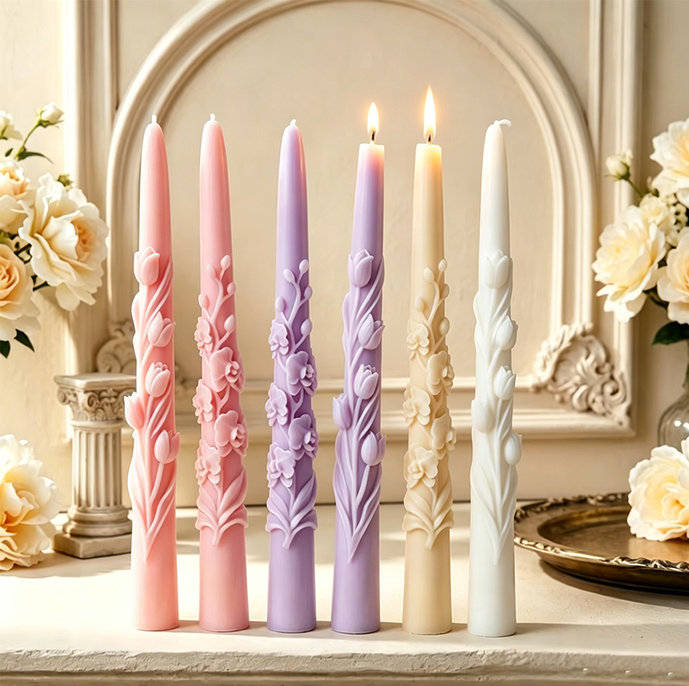 Силиконовая форма для длинных  – обзор и цена Candle Making Reno