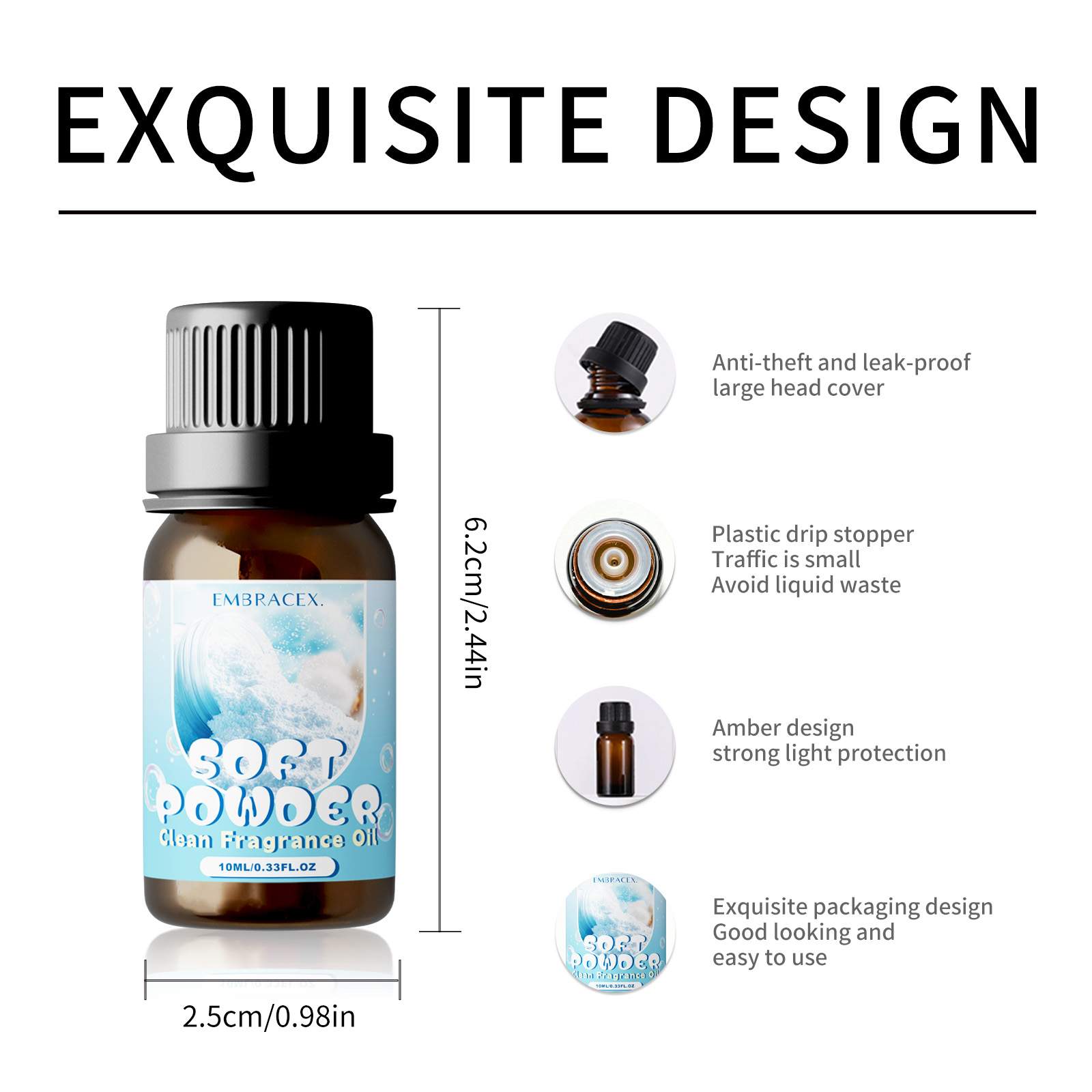 10 мл Мягкое пудровое эфирное  – обзор и цена Candle Making Fragrance Oils